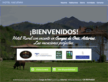 Tablet Screenshot of hotelsucuevas.com